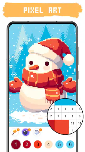 Pixel Art Coloring: חוברת צביע screenshot