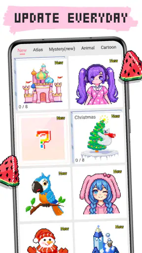 Pixel Art Coloring: חוברת צביע screenshot