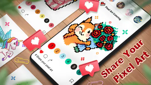Pixel Art Coloring: חוברת צביע screenshot
