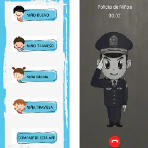 Policia de niños llamada screenshot