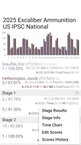PractiScore Competitor screenshot