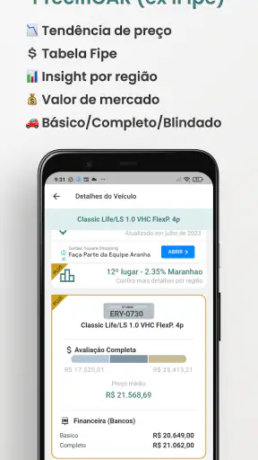 PrecifiCAR screenshot