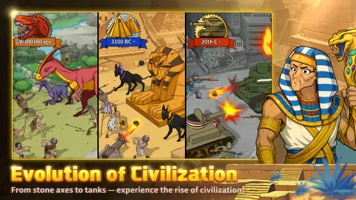 Primitive Brothers : Idle Game screenshot