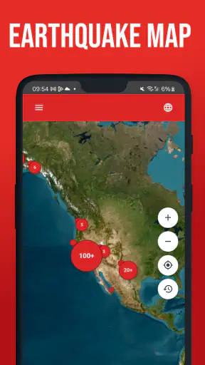 Quake Watch - Earthquake Map screenshot