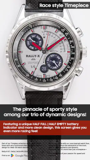 Rally-X R.T. Delta watch face screenshot