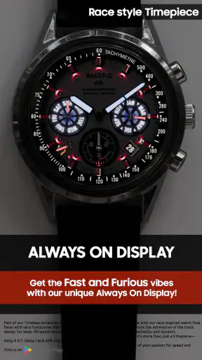 Rally-X R.T. Delta watch face screenshot