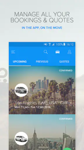 Rentalcars.com Car Rental App screenshot