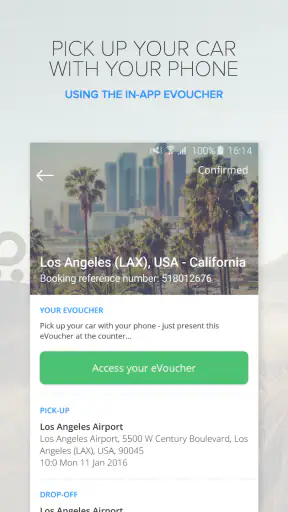 Rentalcars.com Car Rental App screenshot