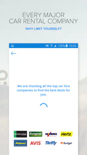 Rentalcars.com Car Rental App screenshot