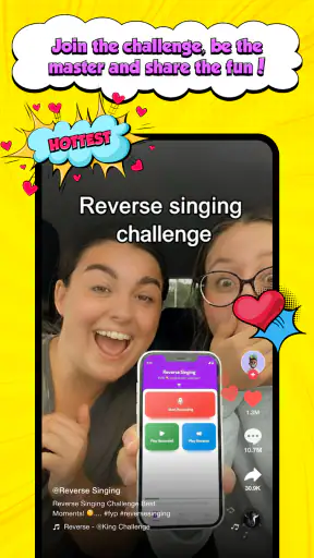 Reverse Voice: Flip Singing screenshot