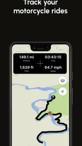 Riser: Motorcycle App & GPS screenshot