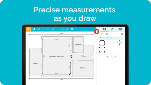 RoomSketcher for Tablets screenshot