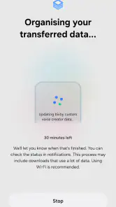 Samsung Smart Switch Mobile screenshot
