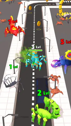 Scorpion Run: Evolve & Clash screenshot