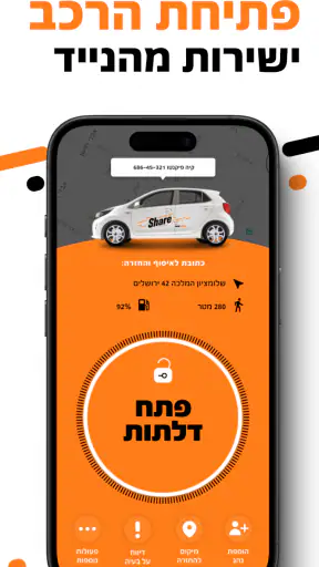 Share הרכב השיתופי של ישראל screenshot