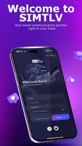 Simtlv - Travel eSIM & SIM screenshot