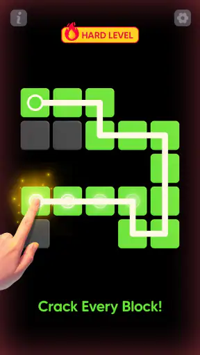 Single Line Block Fill Puzzle screenshot