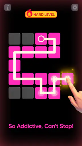Single Line Block Fill Puzzle screenshot