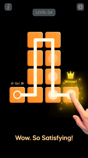 Single Line Block Fill Puzzle screenshot