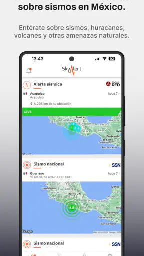 SkyAlert: Alerta Sísmica screenshot