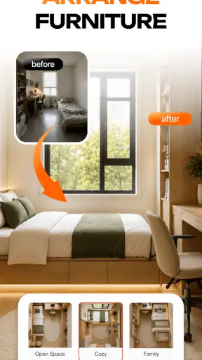SnapHome: AI Interior Design screenshot