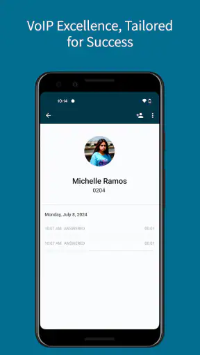 Softphone screenshot
