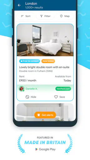 SpareRoom UK screenshot