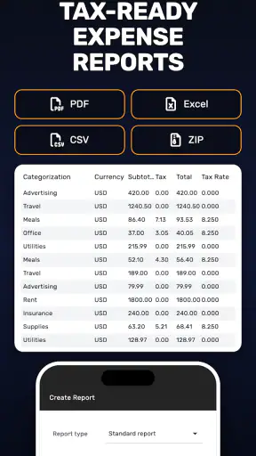 SparkReceipt: Receipt Scanner screenshot