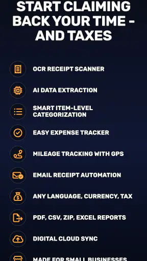 SparkReceipt: Receipt Scanner screenshot