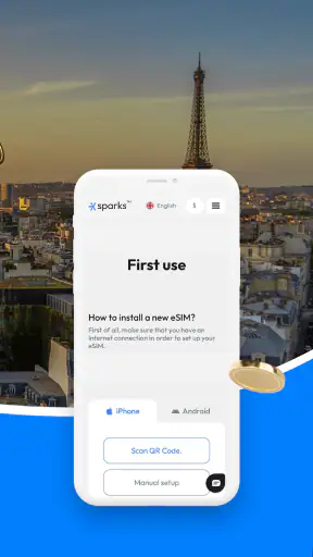 Sparks eSIM screenshot
