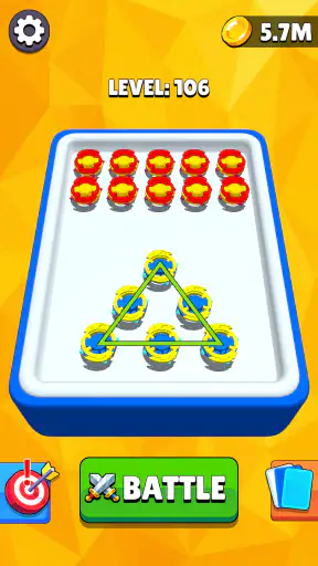 Spinner Merge Fight Game screenshot
