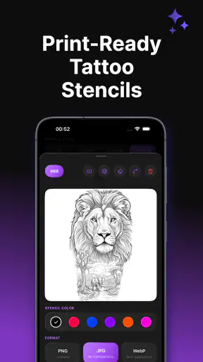 Stencil AI - Tattoo Stencils screenshot
