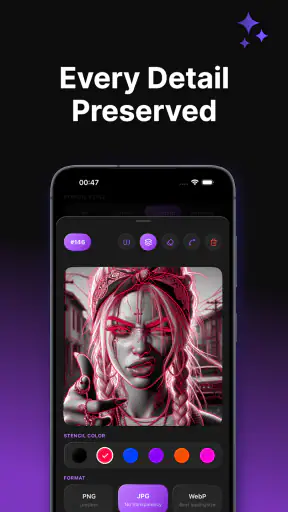 Stencil AI - Tattoo Stencils screenshot