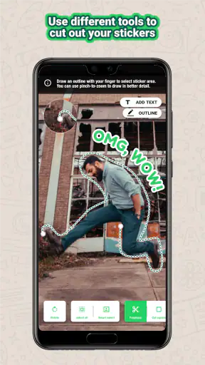 Sticker maker screenshot