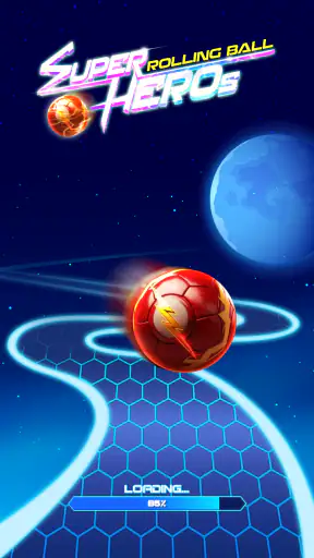 Super Rolling Ball Hero Race screenshot