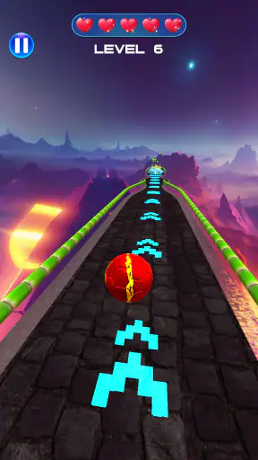 Super Rolling Ball Hero Race screenshot