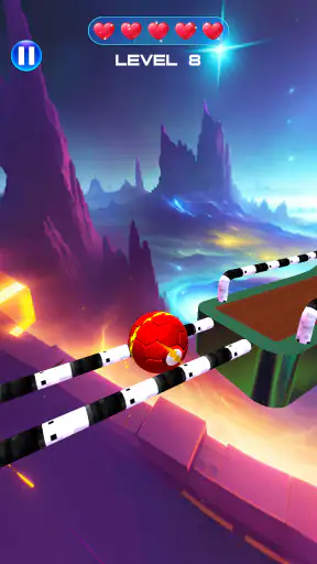 Super Rolling Ball Hero Race screenshot