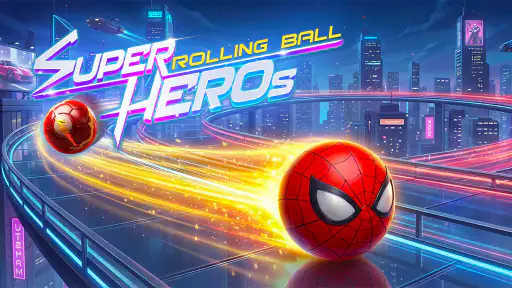 Super Rolling Ball Hero Race screenshot