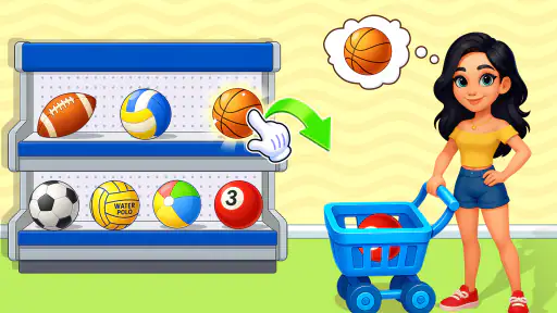 Supermarket Cashier Store Game screenshot