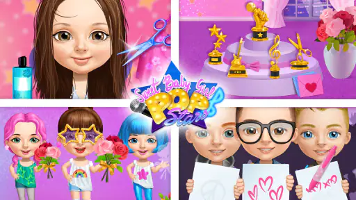Sweet Baby Girl Pop Stars screenshot