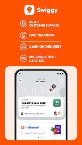 Swiggy: Food Instamart Dineout screenshot