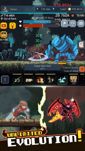 The Demonized: Idle RPG screenshot