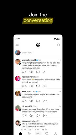 Threads screenshot