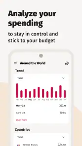 TravelSpend: Travel Budget App screenshot