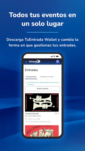 TuEntrada Wallet screenshot