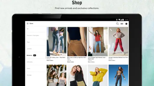 Urban Outfitters screenshot