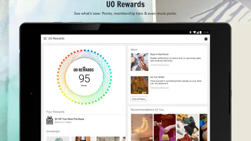 Urban Outfitters screenshot