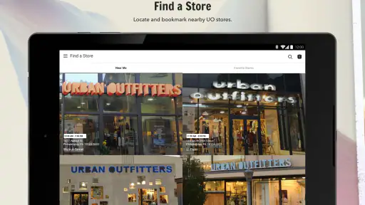 Urban Outfitters screenshot