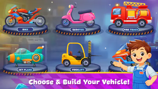 Vehicle Sim: Build & Play screenshot