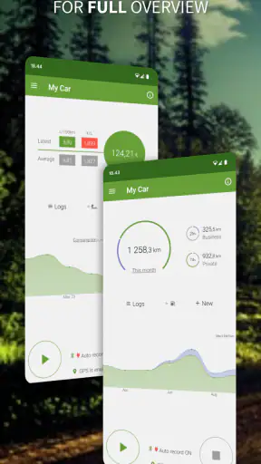 Vehicle Trip Logbook Tracker screenshot